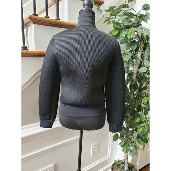 Intropia Womens Black 100% Polyester Long Sleeve Front Full Zip Casual Jacket 34 - Picture 6 of 12